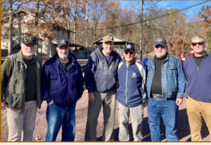 veterans Dan Evans, Joe Desien, Manny Roman, Joe Tout, Jim Jordan, Bob Lebo